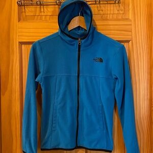 The North Face Royal Blue Fleece Jacket Boys M Size 10-12